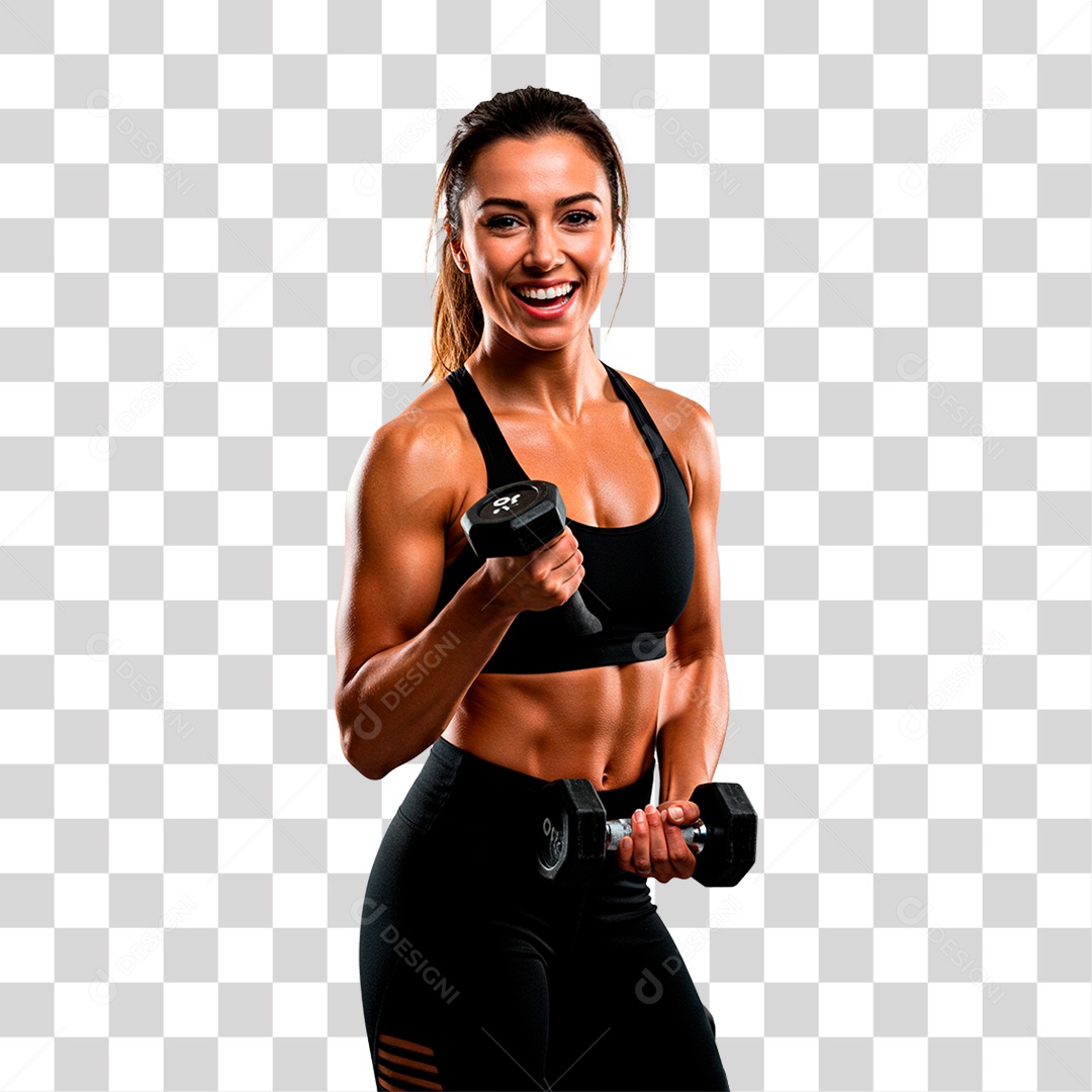 Mulher Malhando PNG Transparente