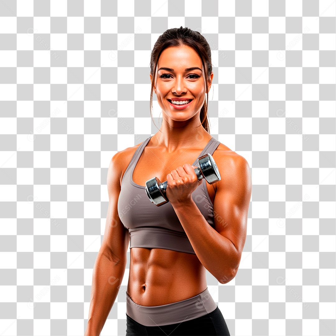 Mulher Malhando PNG Transparente