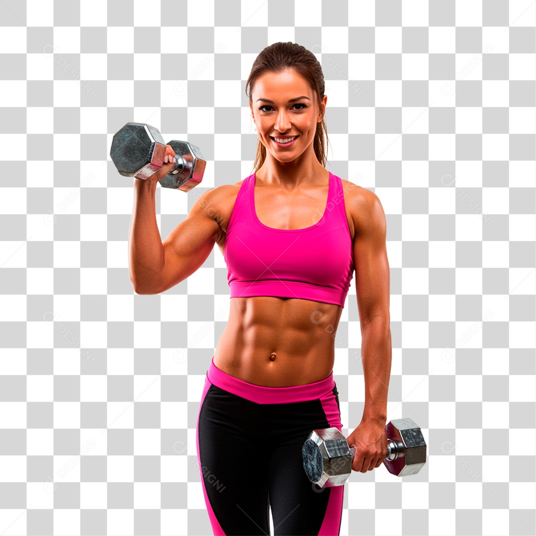 Mulher Malhando PNG Transparente