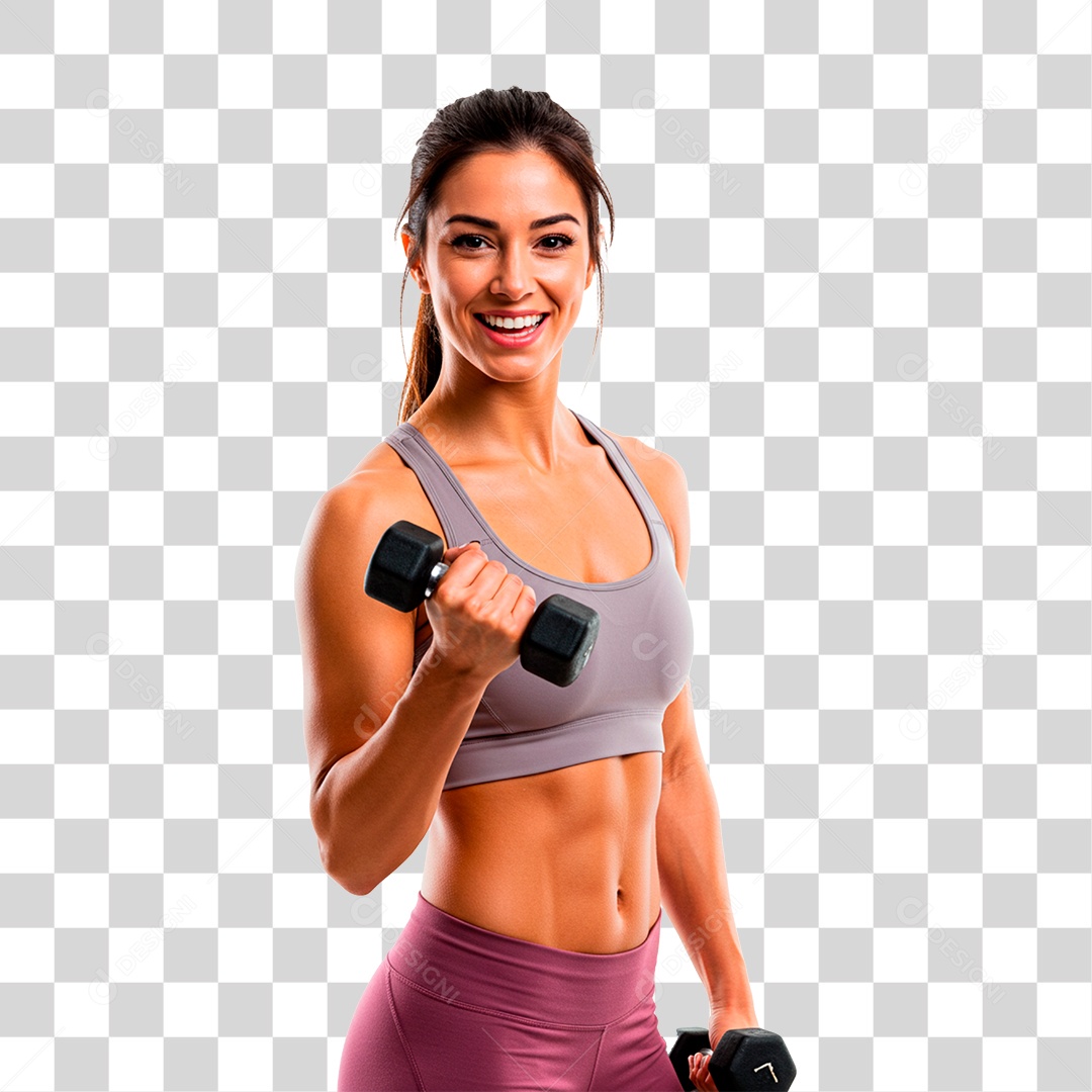 Mulher Malhando PNG Transparente