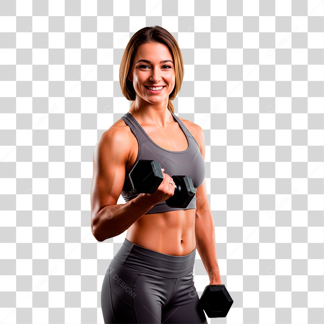 Mulher Malhando PNG Transparente