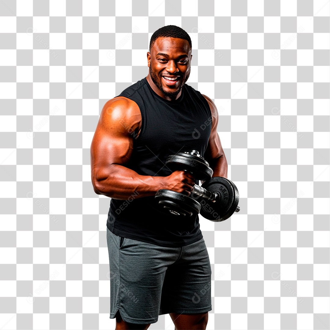 Homem Malhando PNG Transparente