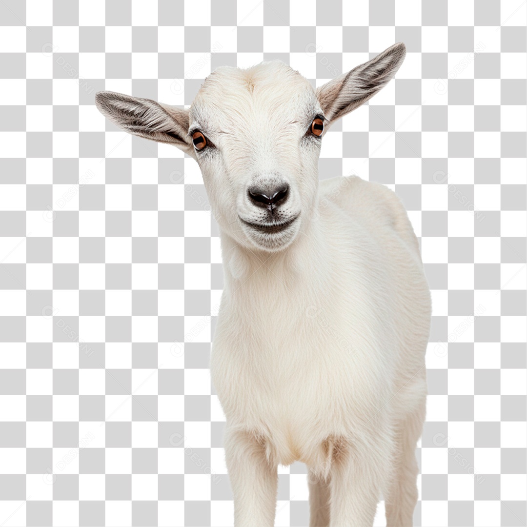 Cabra Branca PNG Transparente