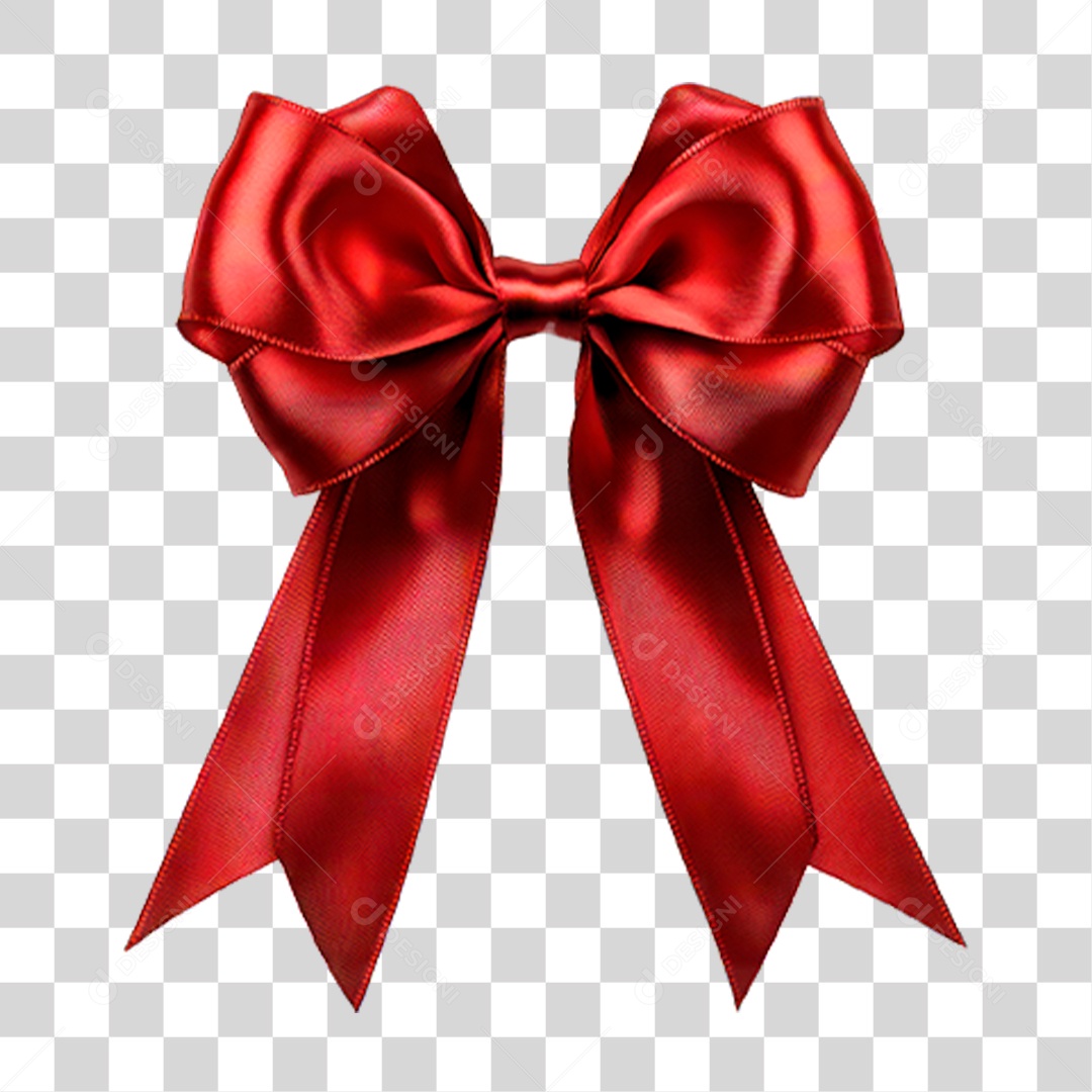 Laço Vermelho PNG Transparente