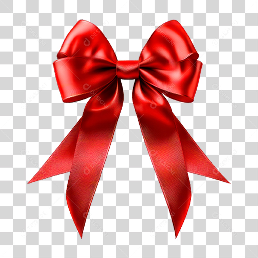 Laço Vermelho PNG Transparente