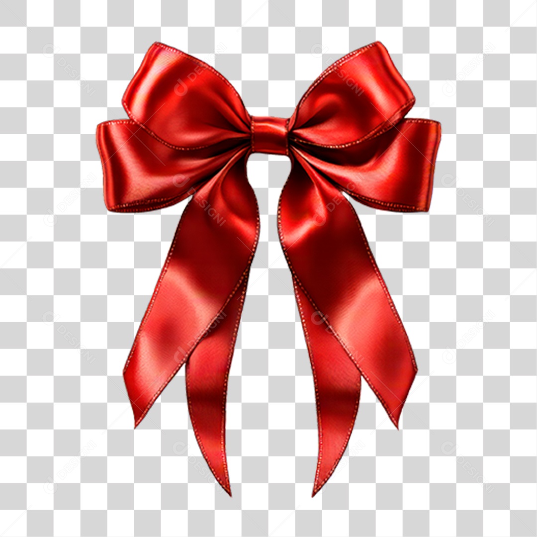 Laço Vermelho PNG Transparente