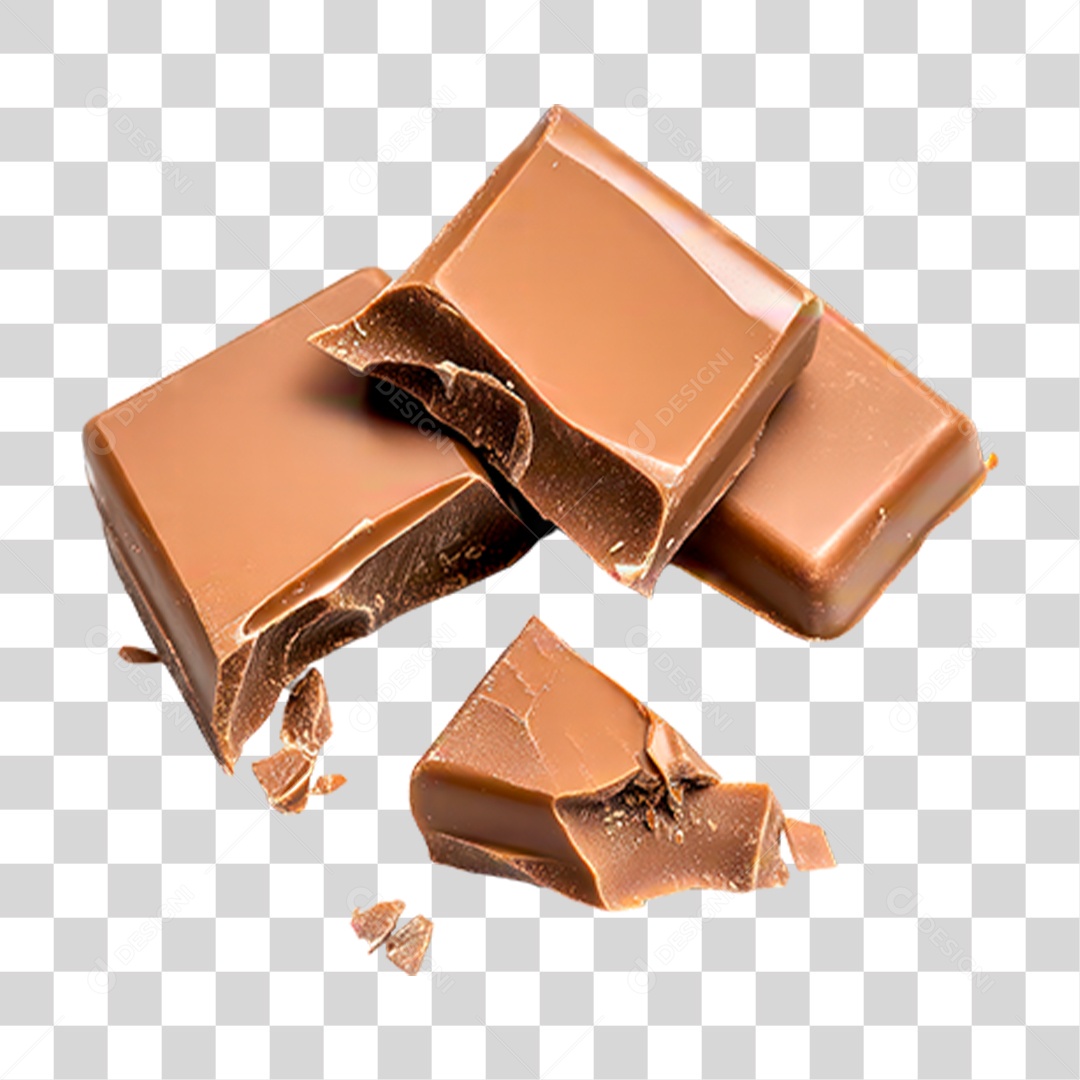 Barra de Chocolate PNG Transparente