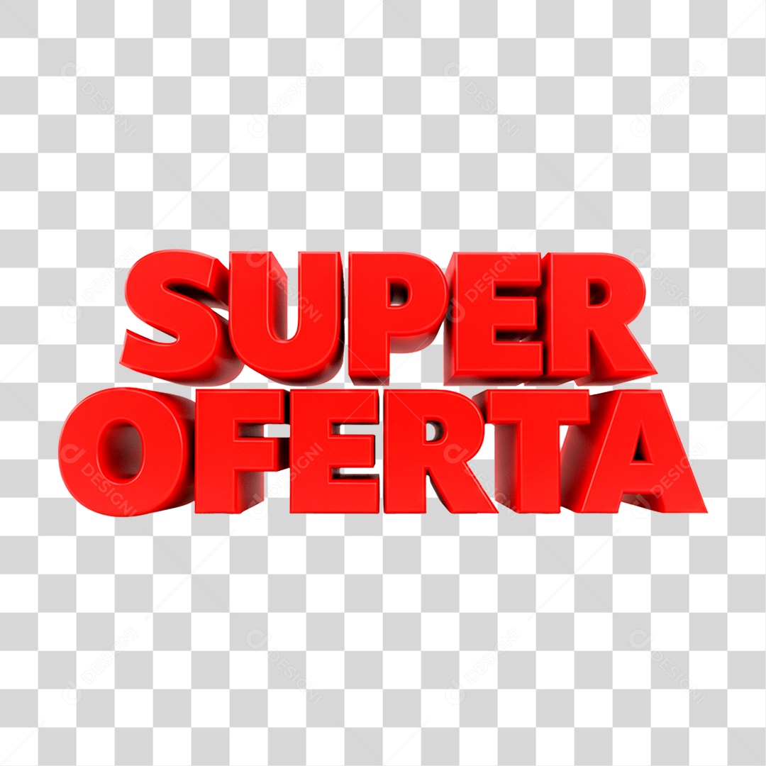 Selo 3D Super Oferta PNG Transparente