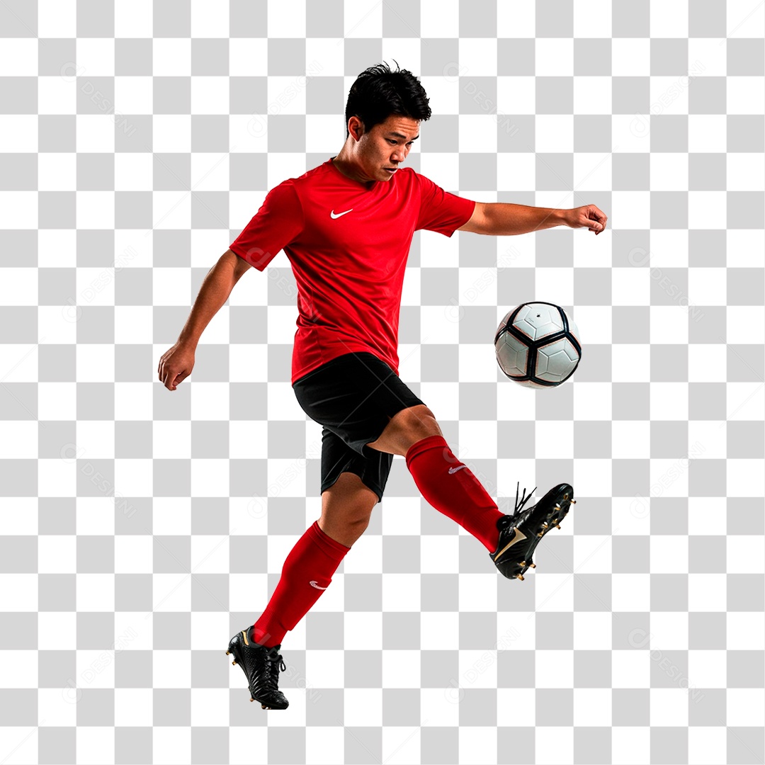 Jogador de Futebol PNG Transparente