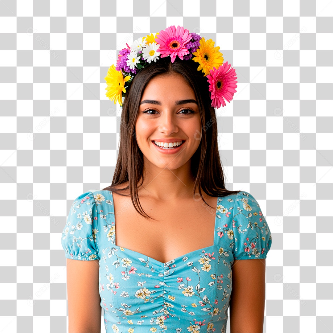 Mulher Sorrindo PNG Transparente