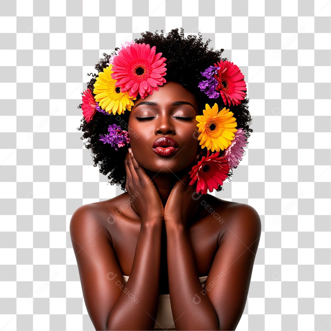 Mulher Sorrindo PNG Transparente