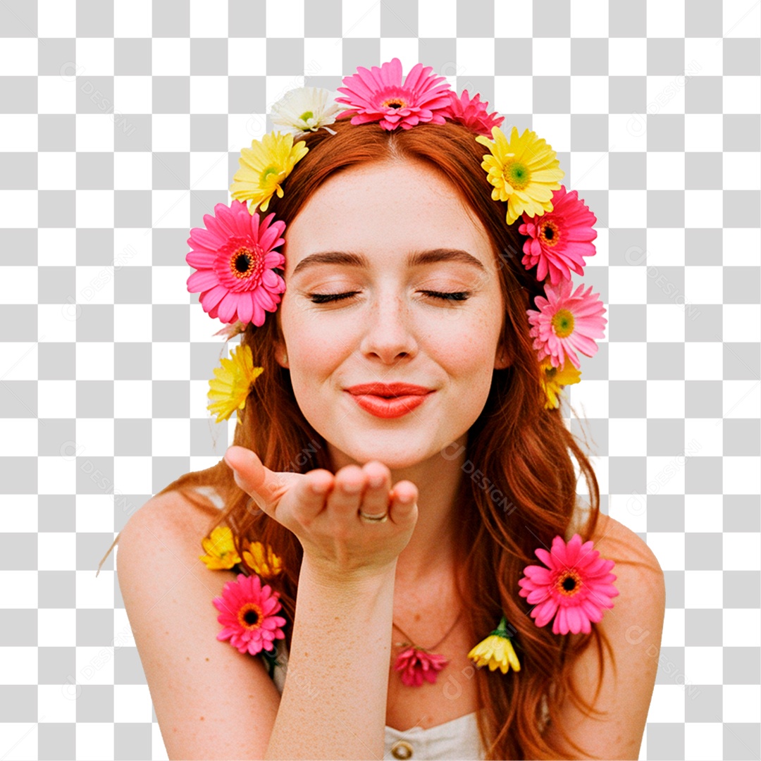 Mulher Sorrindo PNG Transparente