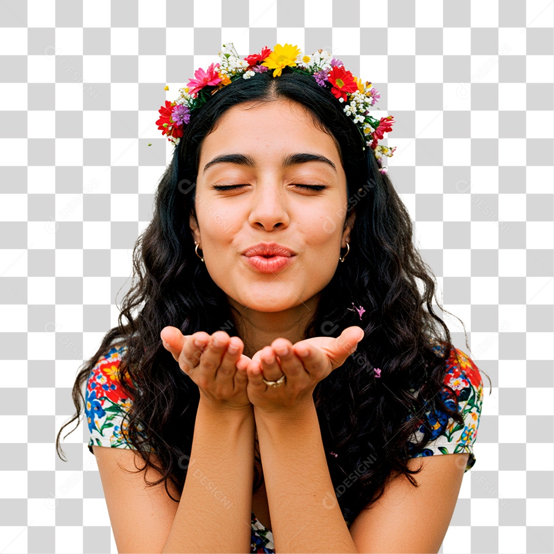 Mulher Sorrindo PNG Transparente