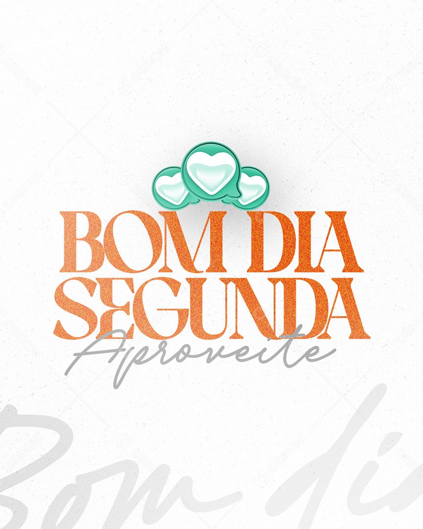 Bom Dia Segunda Feira Social Media PSD Editável