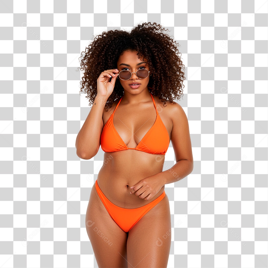 Mulher de Biquíni PNG Transparente