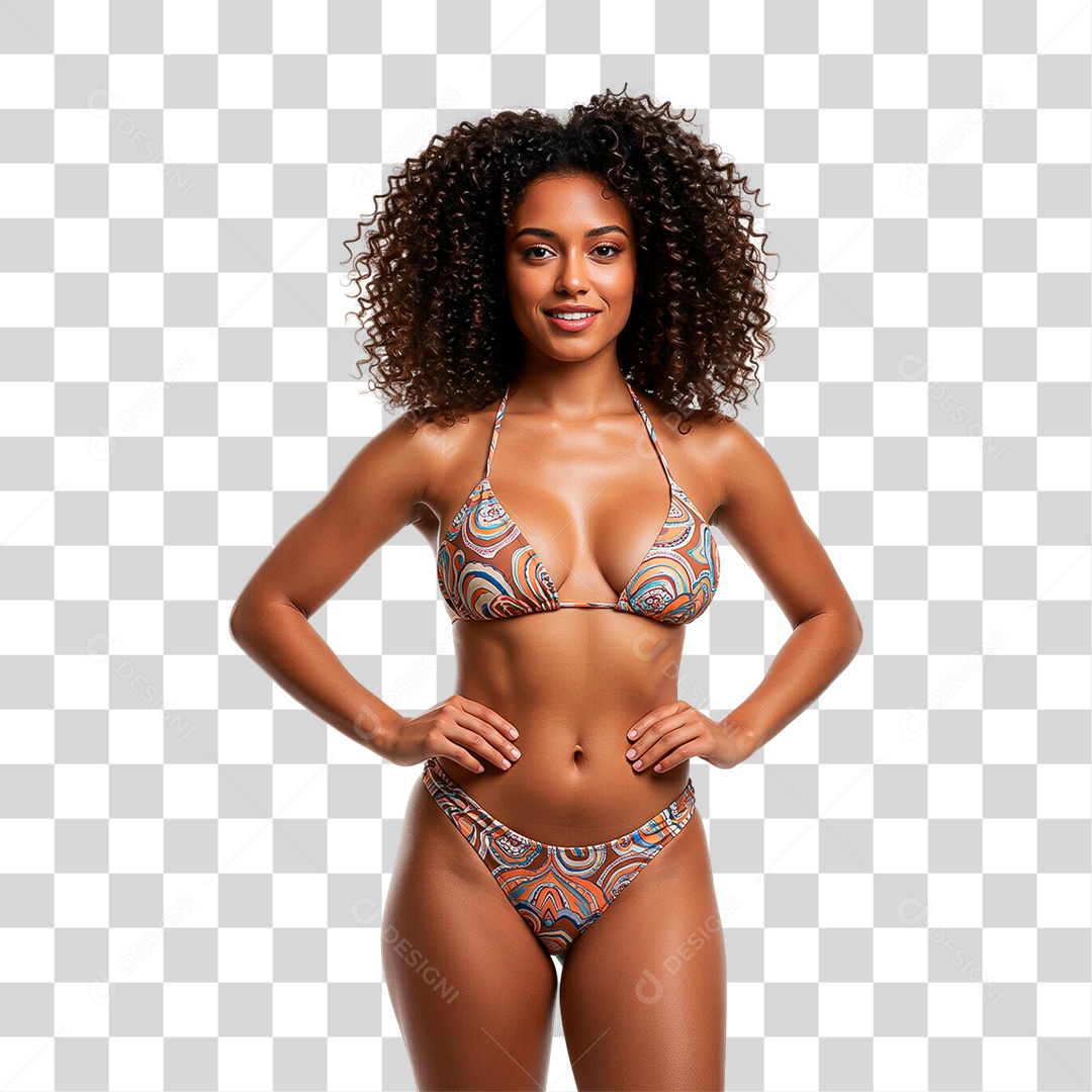 Mulher de Biquíni PNG Transparente