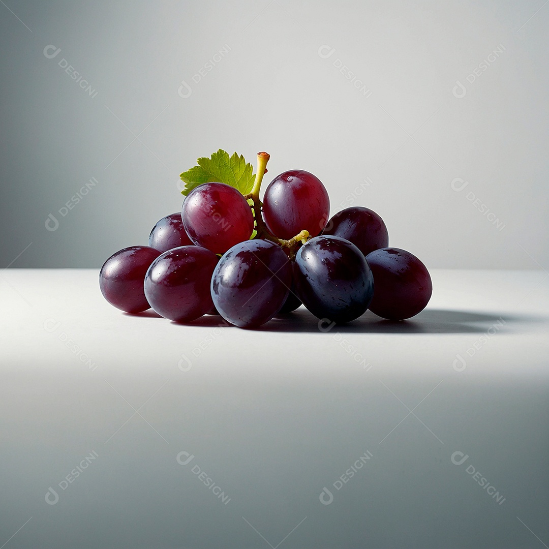 Cacho de uvas frescas