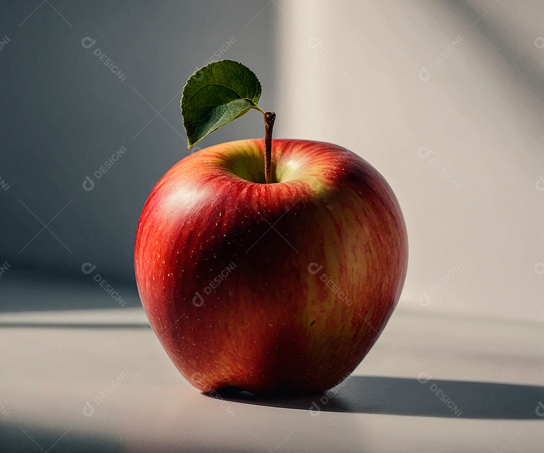 Colheita de maçãs frescas