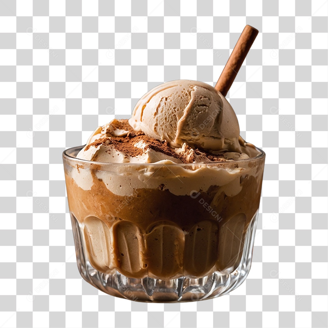 Copo de Milkshake PNG Transparente