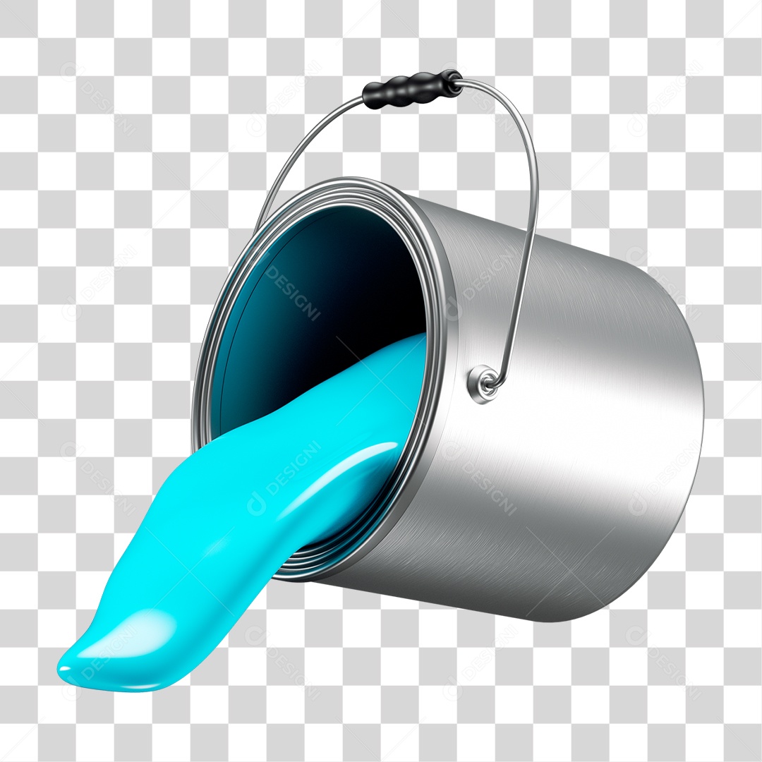 Lata de Tinta PNG Transparente