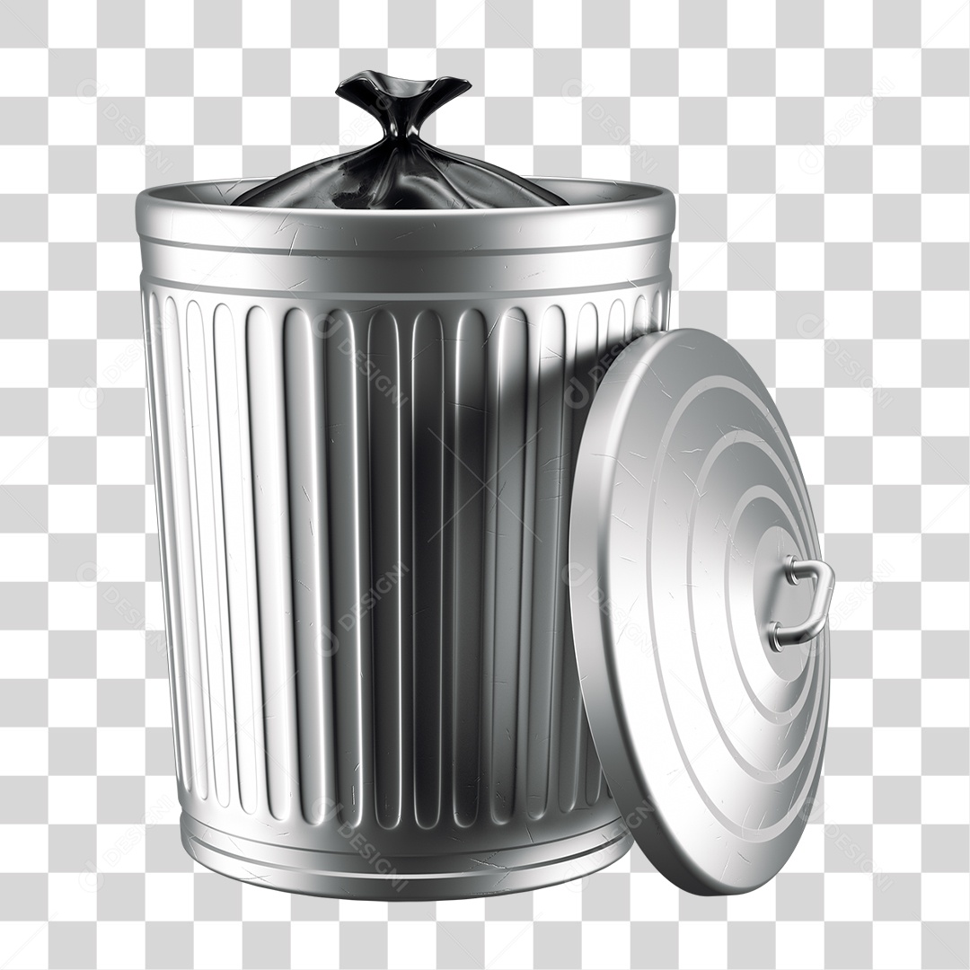 Lata de Lixo PNG Transparente