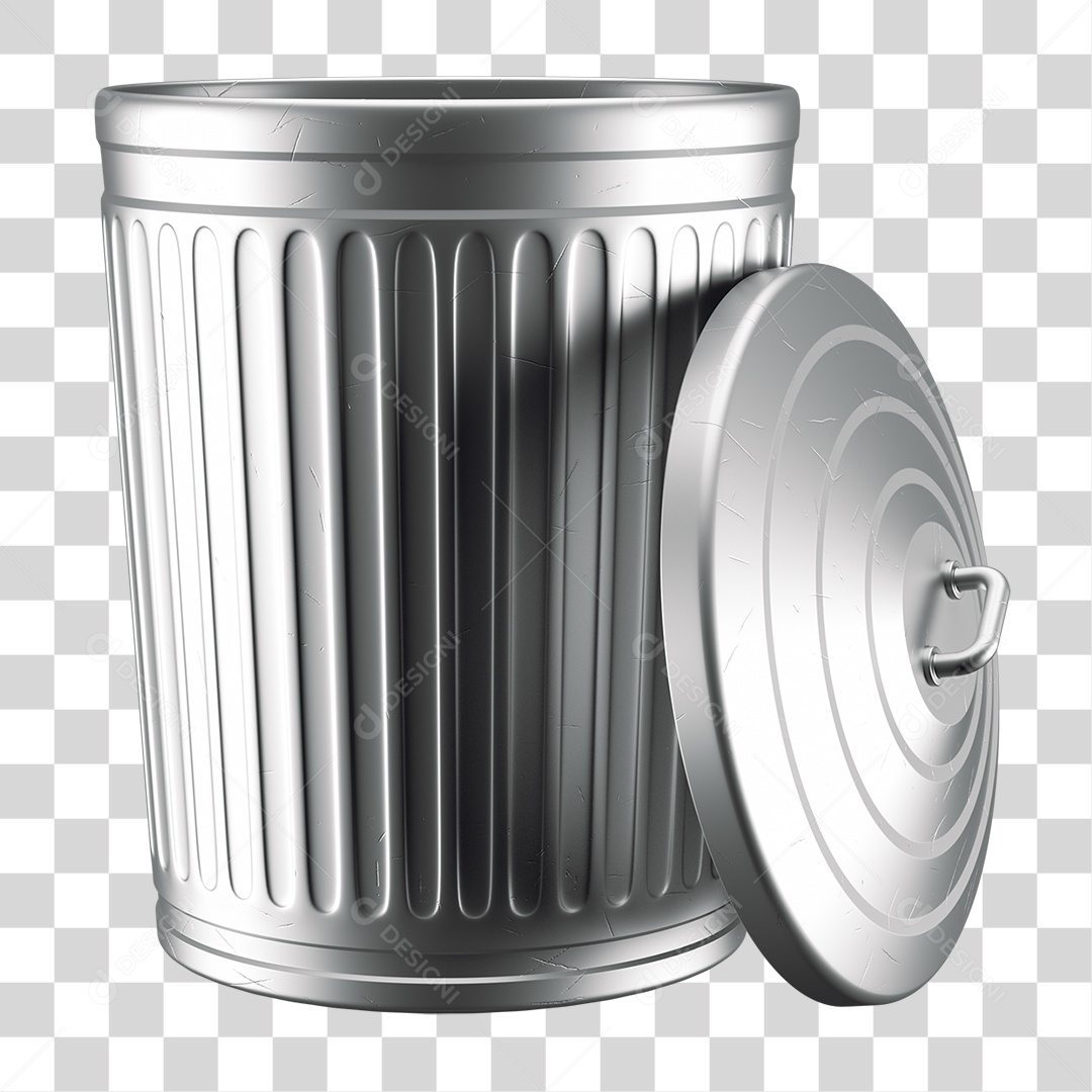 Lata de Lixo PNG Transparente