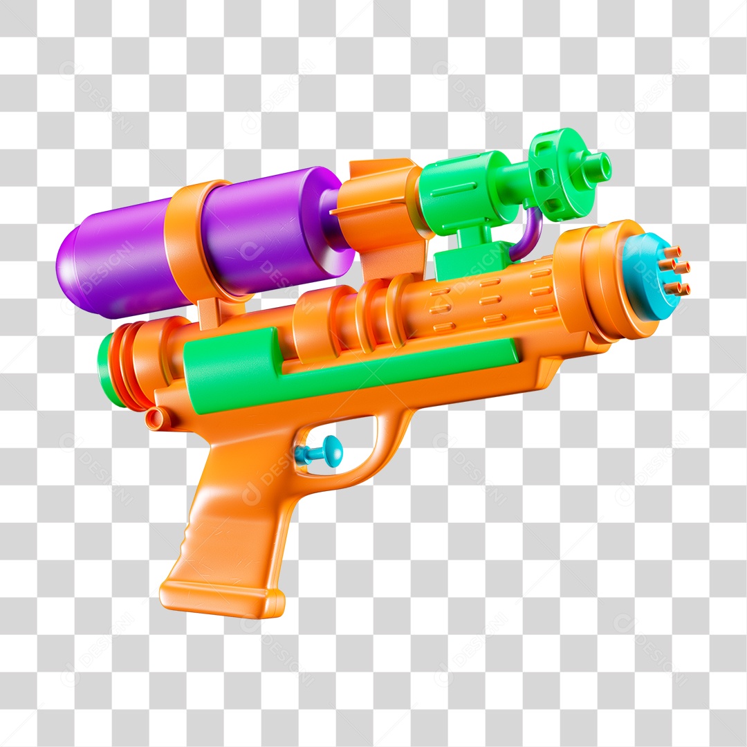 Arma de Água PNG Transparente