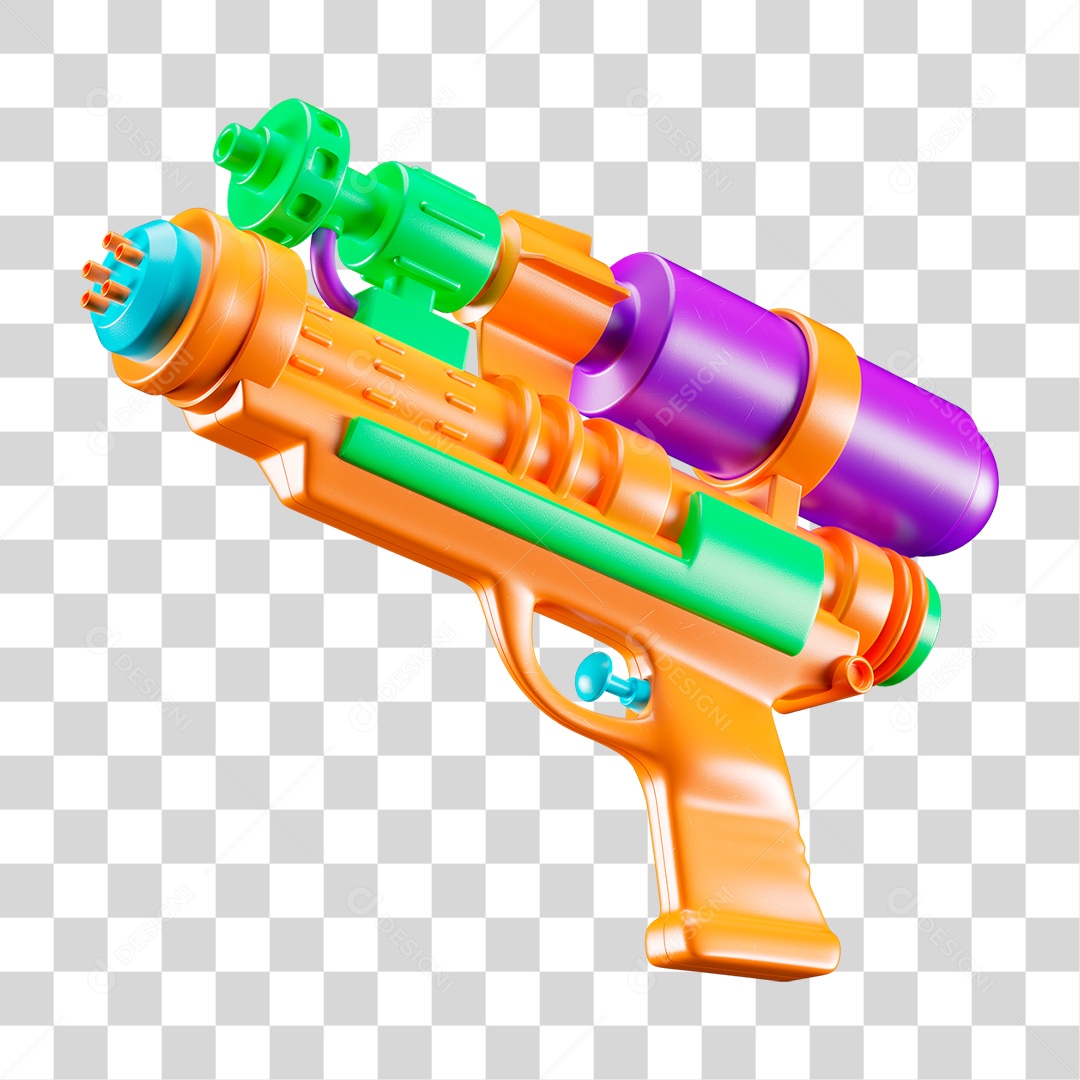 Arma de Água PNG Transparente