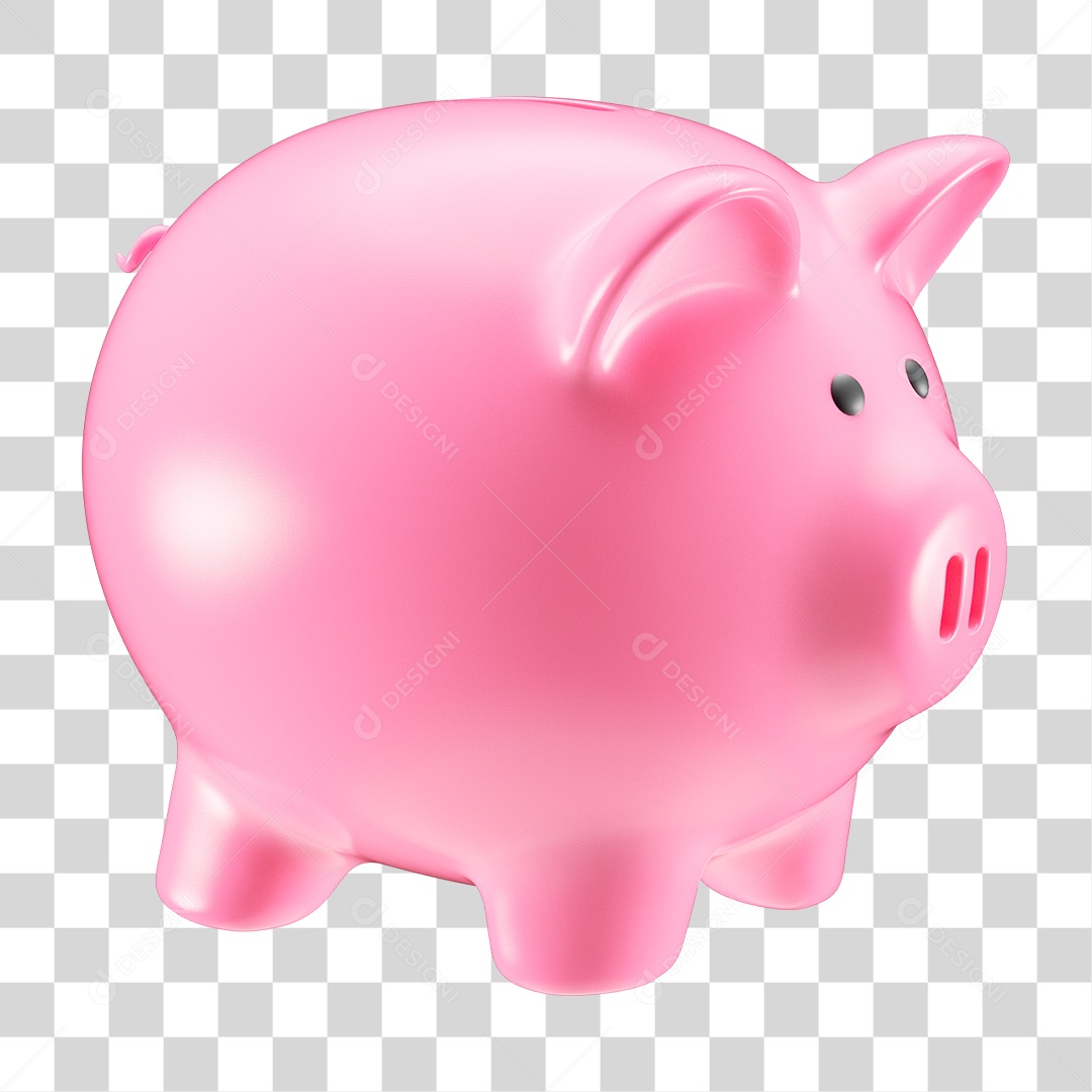 Porquinho de Porcelana PNG Transparente