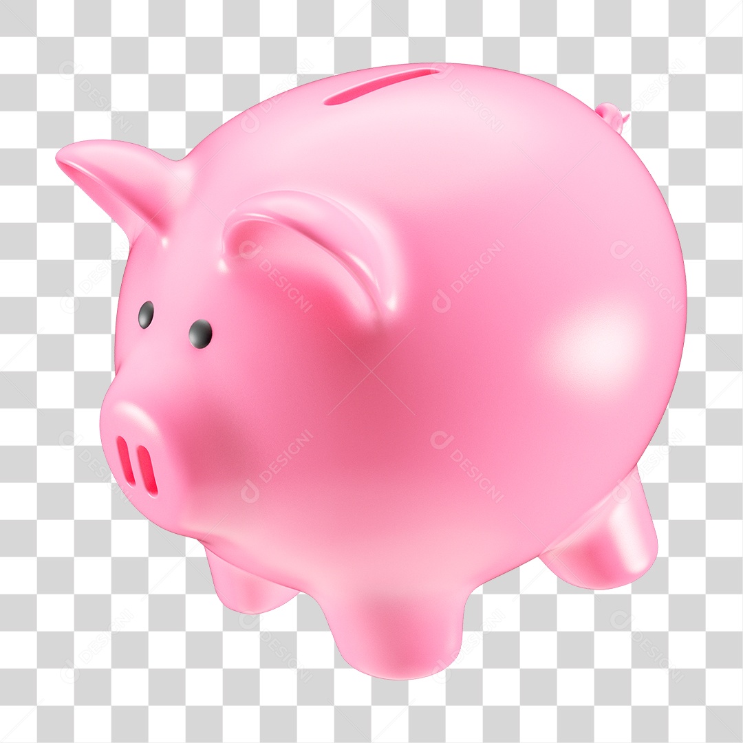 Porquinho de Porcelana PNG Transparente