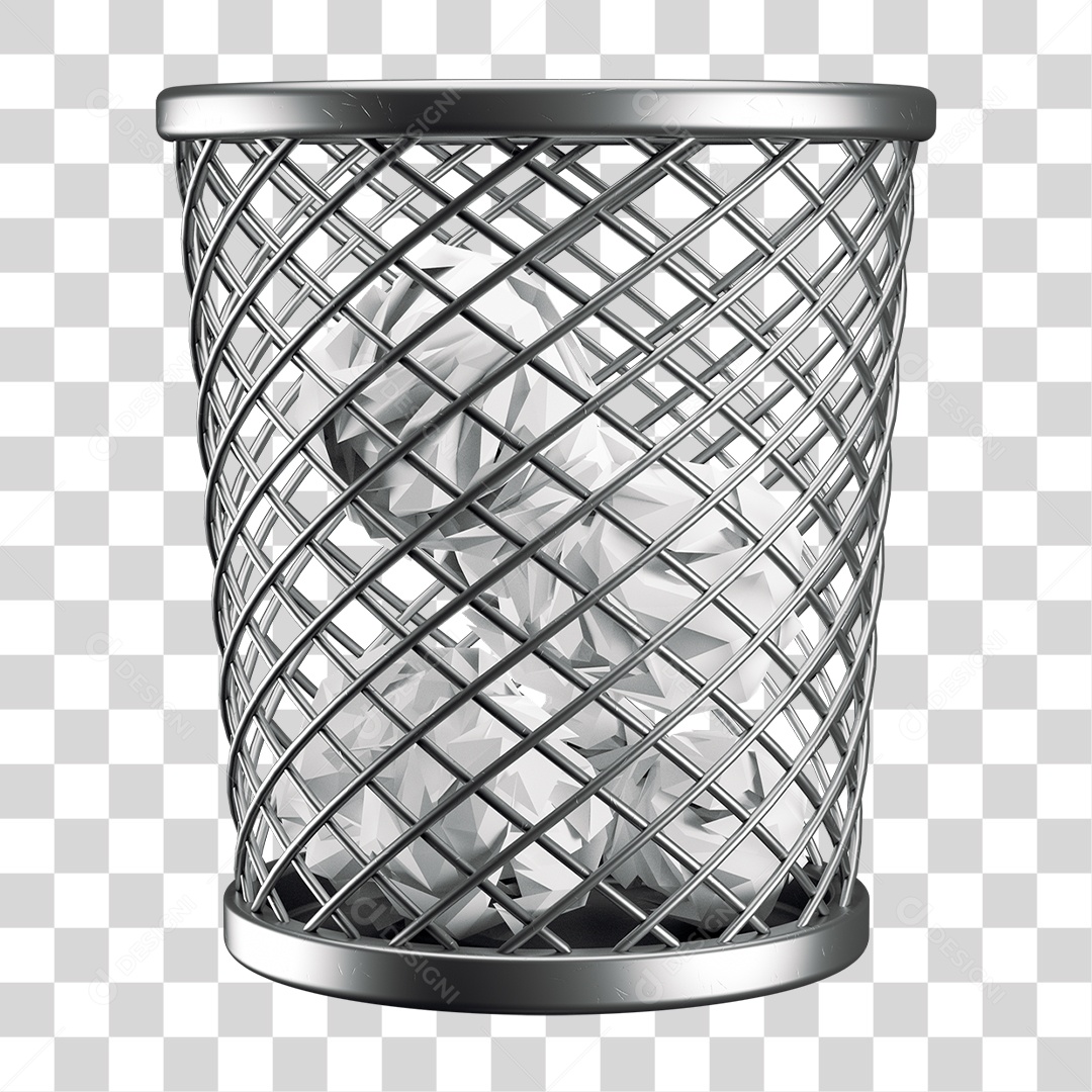 Sexto de Lixo PNG Transparente