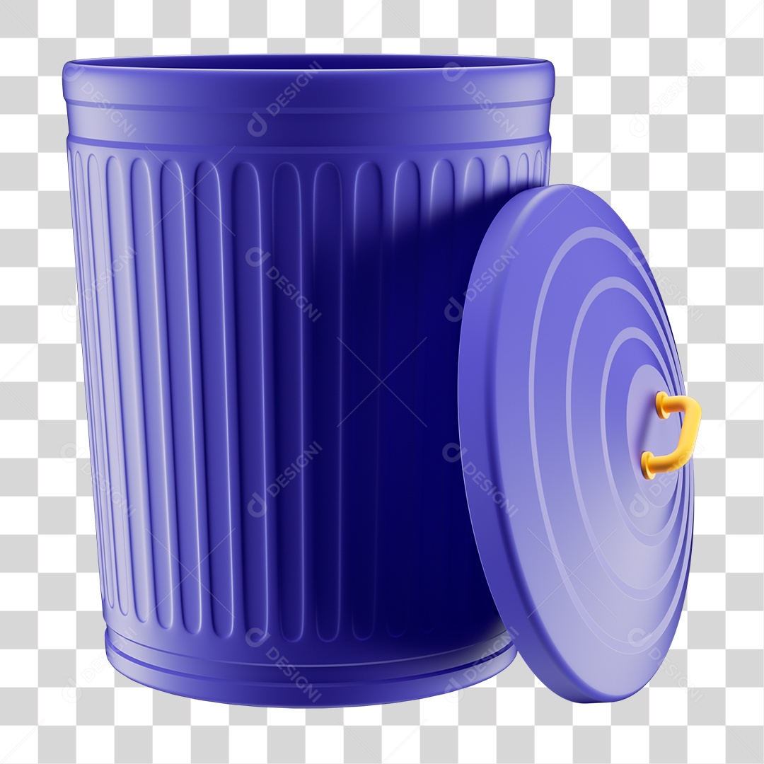 Lata de Lixo PNG Transparente