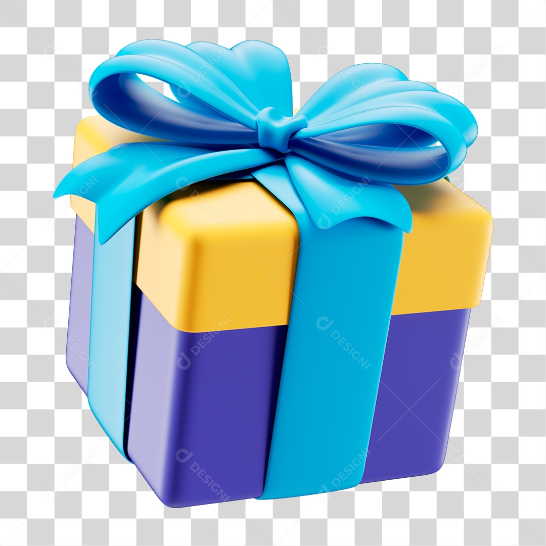 Caixa de Presente PNG Transparente