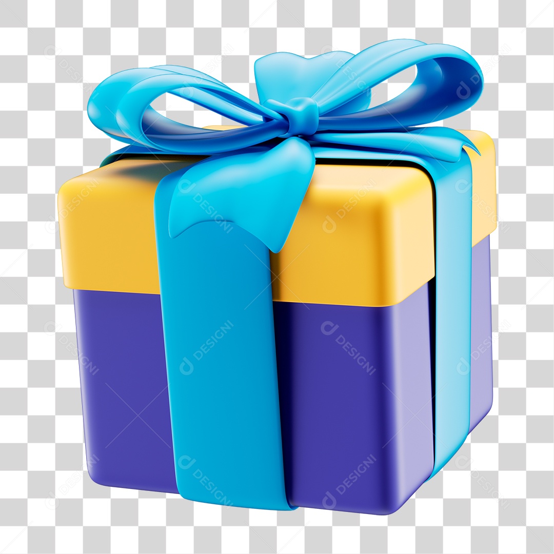 Caixa de Presente PNG Transparente