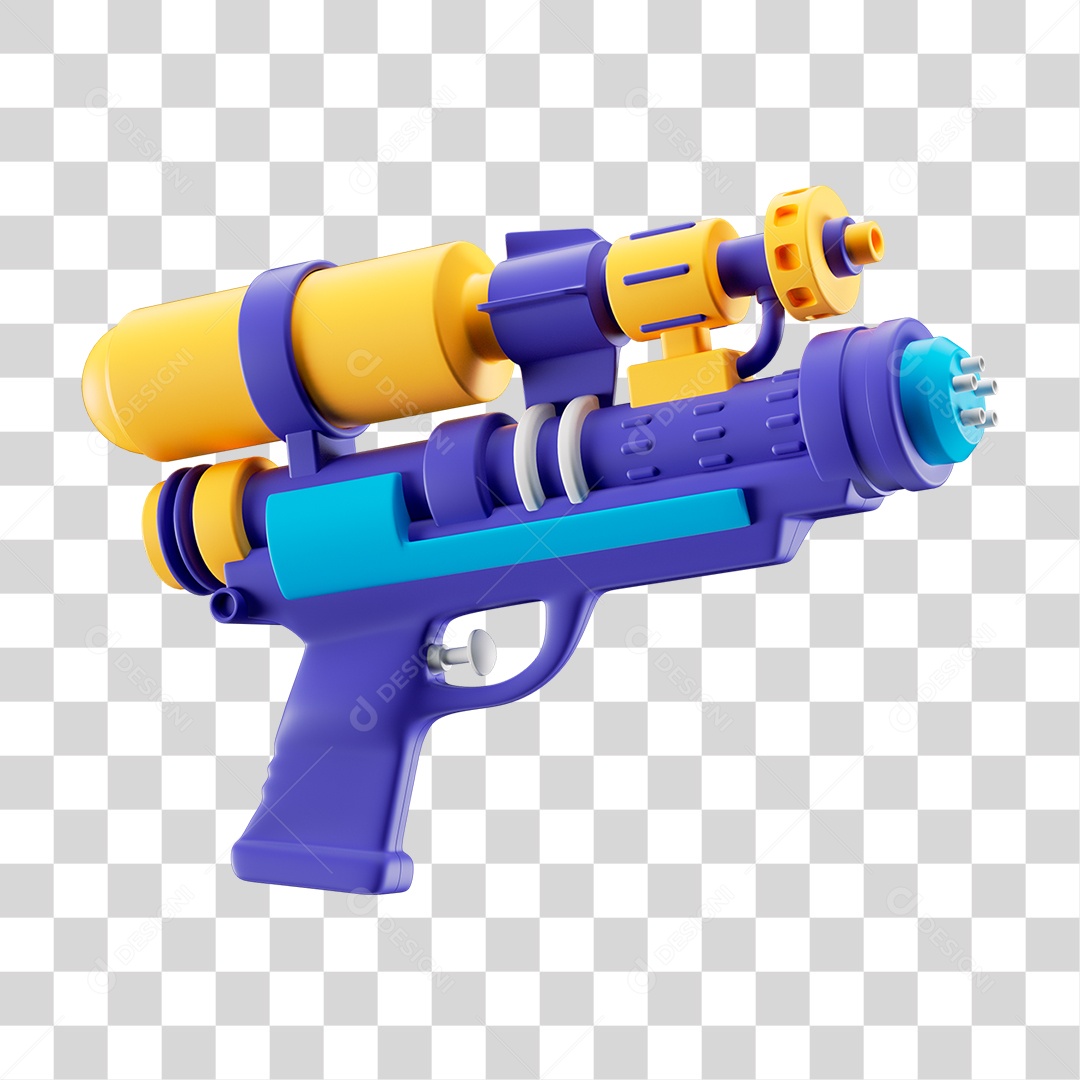 Arma de Água PNG Transparente