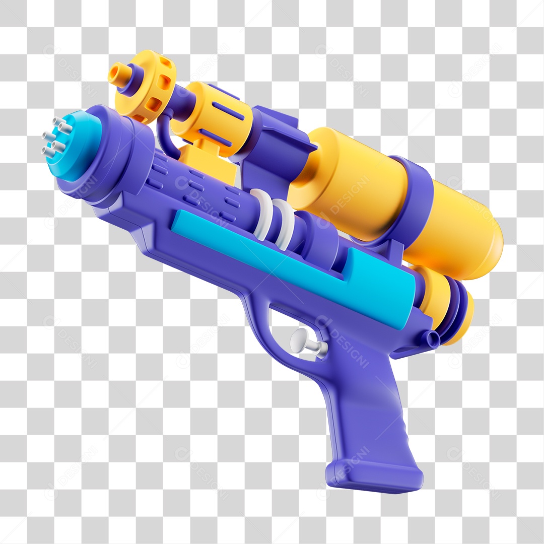 Arma de Água PNG Transparente