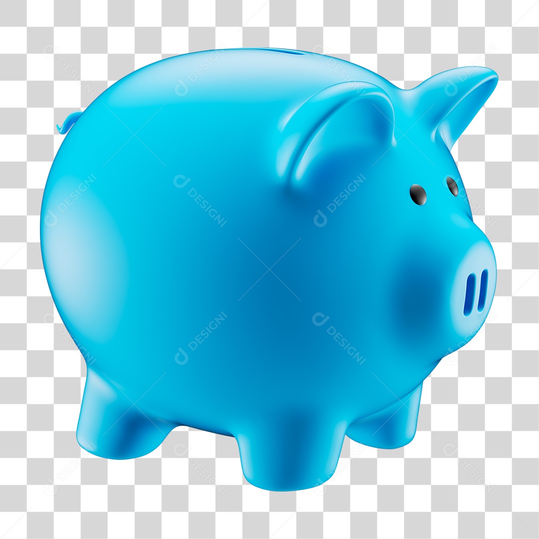 Porquinho de Porcelana PNG Transparente