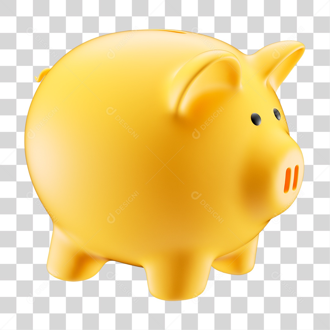 Porquinho de Porcelana PNG Transparente