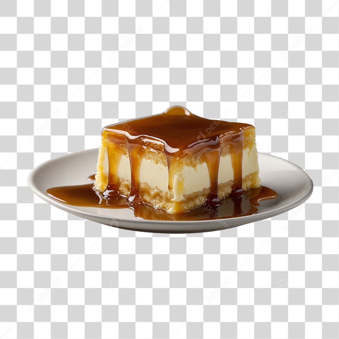 Doce Pudim PNG Transparente