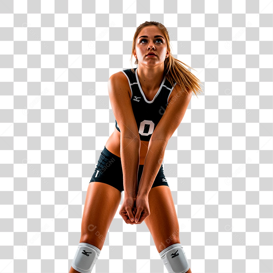 Jogadora de Vôlei PNG Transparente