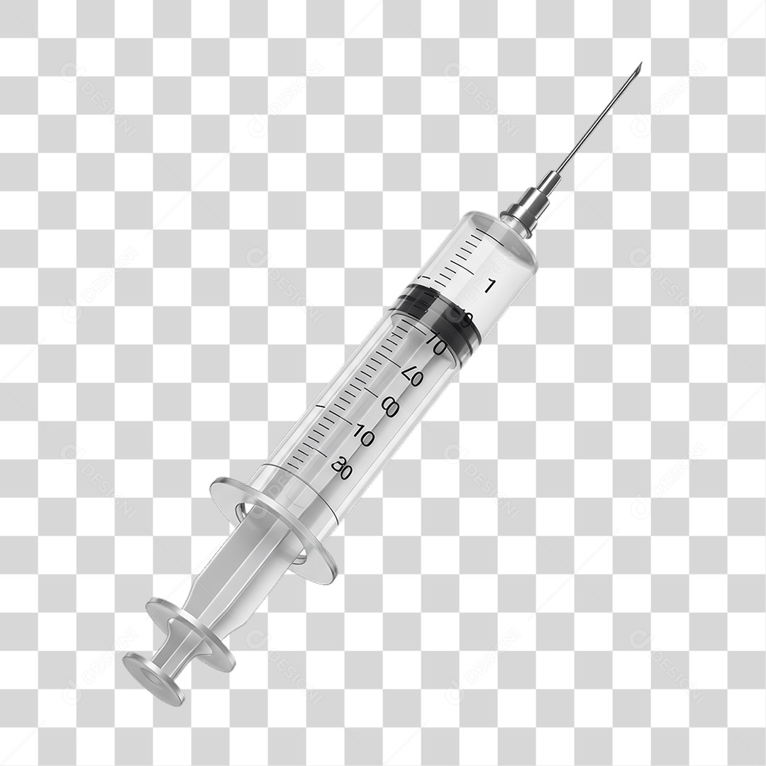 Seringa de Anestesia PNG Transparente
