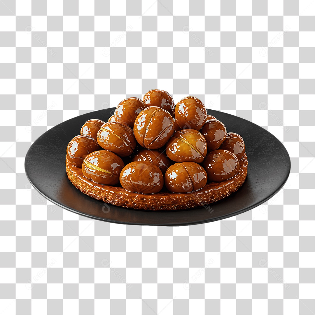 Castanhas Nozes PNG Transparente