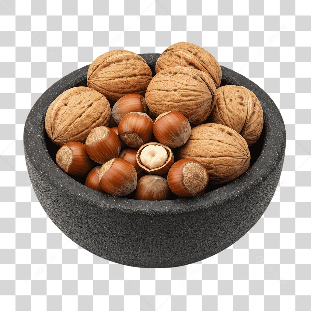 Castanhas Nozes PNG Transparente