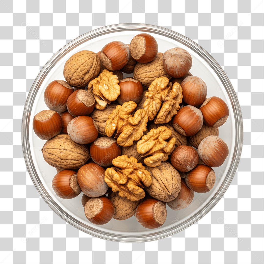 Castanhas Nozes PNG Transparente