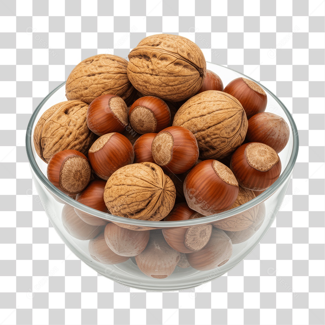Castanhas Nozes PNG Transparente