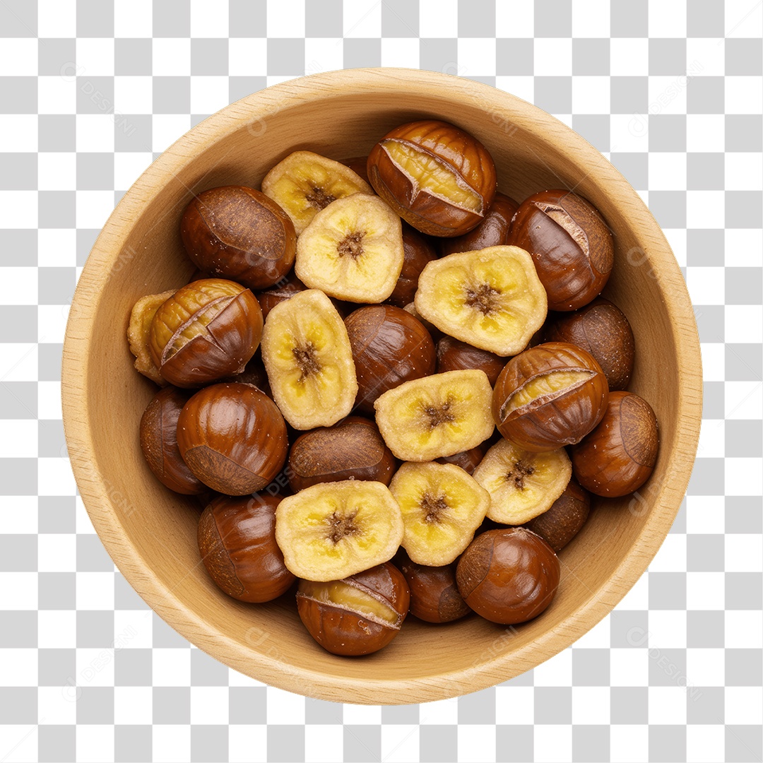 Castanhas Nozes PNG Transparente
