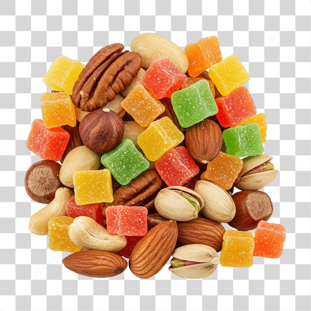 Castanhas Nozes Dcoes PNG Transparente