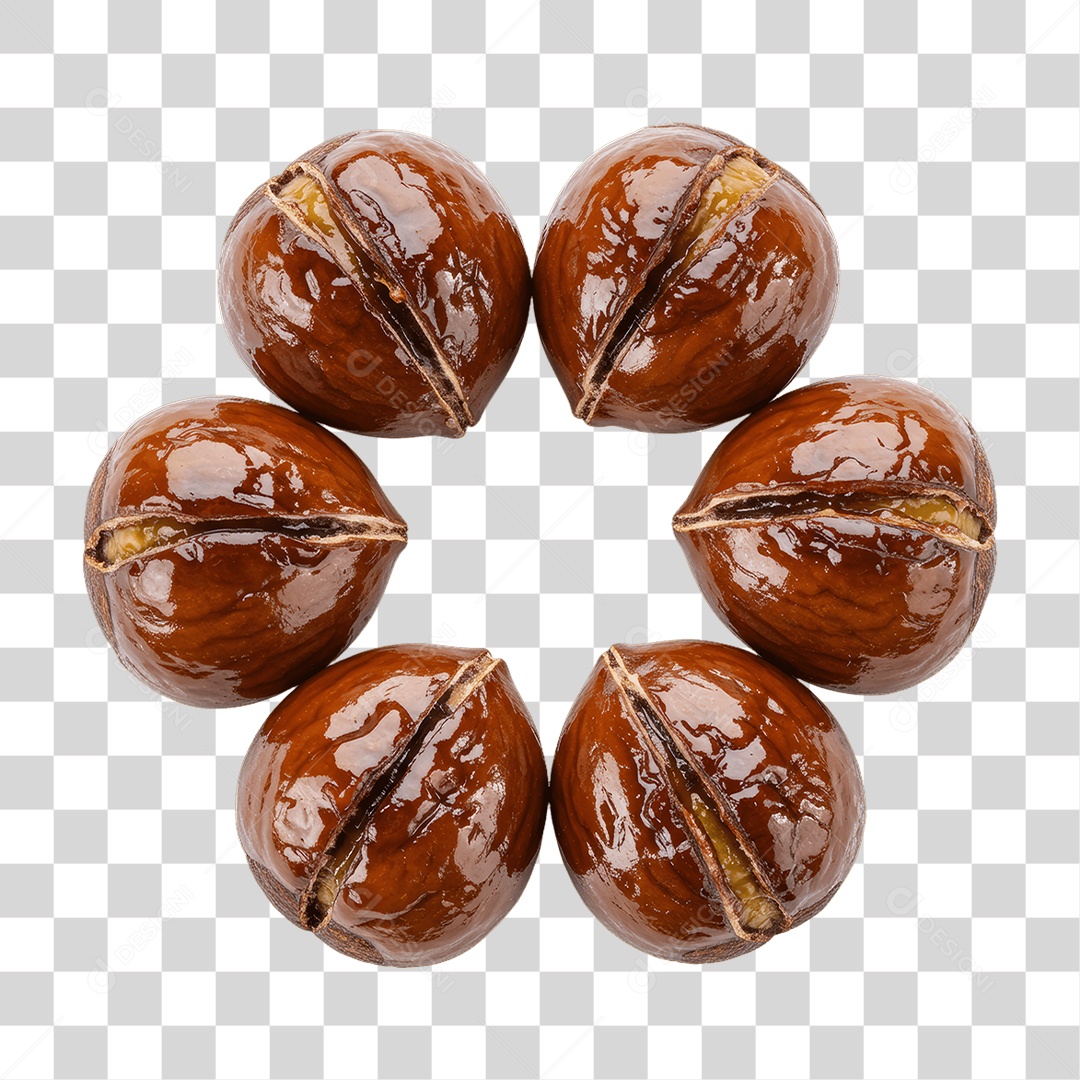 Castanhas Nozes PNG Transparente
