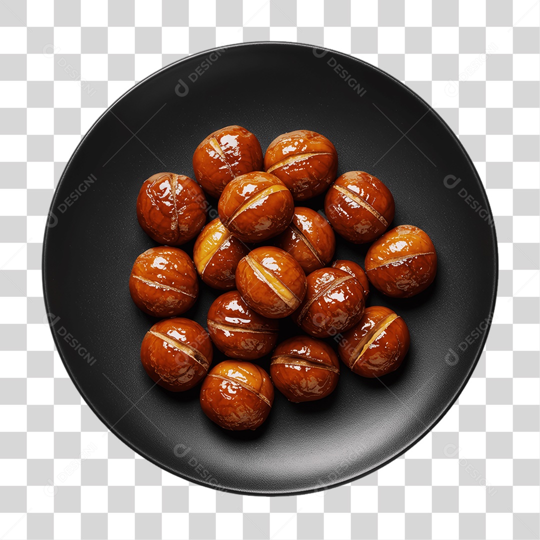 Castanhas Nozes PNG Transparente