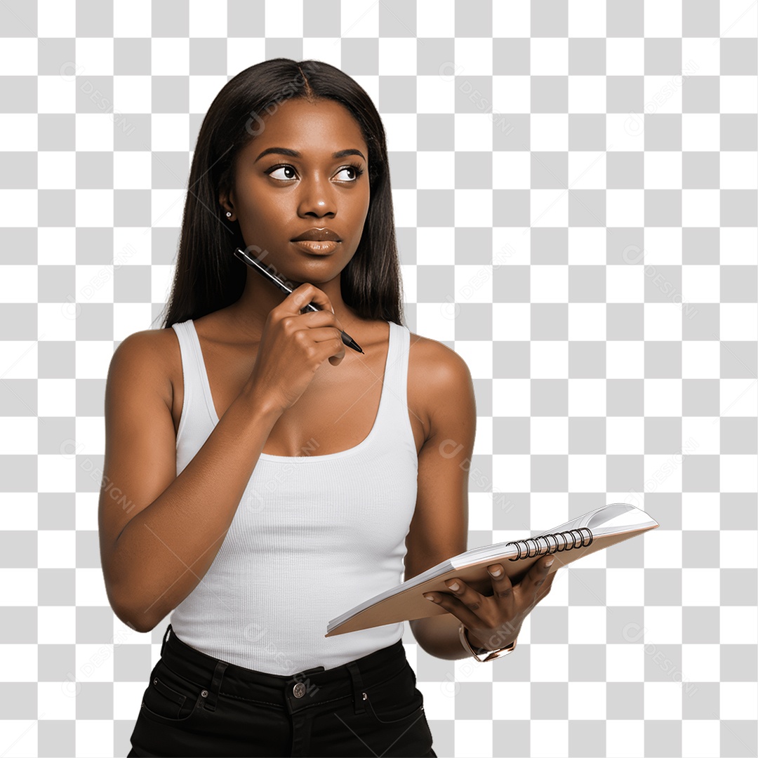 Mulher Secretária PNG Transparente